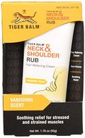 Tiger Balm Neck & Shoulder Rub Vanishing Scent 1.76 oz (Pack of 2)