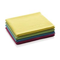 E-Cloth Glass & Polishing Microfiber Cleaning Cloth, Assorted Colors, 4 Count