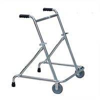 XRX Adjustable Children Walker, Foldable Child Standing Frame Lower Limb Rehabilitation Aids Training Stand Walker Directional with 2 Wheel,Lightweight