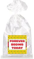 Forever Begins Today Party Favor Bags with Ties - 12pack