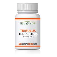 NutrastanXP Tribulus Terrestris Supplement, Saponins > 40%, 1000 mg per Serving - 60 Vegetarian Capsules