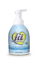 Fit Organic Foaming Dish & Hand Soap, Free and Clear, 18 Ounce