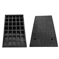Quisilife Rubber Ramp 16cm High Rubber Step Pad Slope Pad Road Tooth Tooth Uphill Pad Car Road Along The Slope Door Pad Pad Triangular Pad Speed Belt (Color : Black, Size : 80x50x16cm)