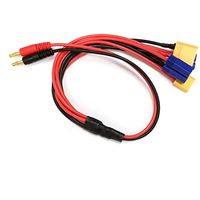 RCE1661 4-Function Charge Adapter to Male 4mm Bullets (XT60,XT90,EC3,EC5)