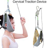 Traction Equipment Neck Hammock,Portable Head Hammock Cervical Traction Device for Neck Pain Relief Physical Therapy Relaxation Device