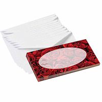 Red Roses Gift Tags - Cards and Envelopes - Set of Ten