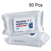 50 Pcs Wet Wipes Disposable, Hand Clean Wipe, Skin Cleaning Wet Pads Soft Cotten Cleaning for Hands, Mouth, Face, Body