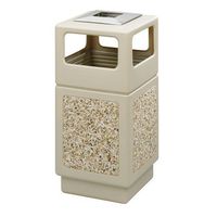 SAF9473TN - Safco Plastic/Stone Aggregate Receptacles