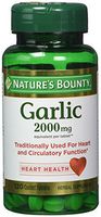Nature's Bounty Garlic 2000mg, Tablets 120 ea (Pack of 4)