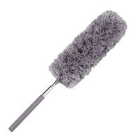 KaiDee Microfiber Cleaning Duster, Soft Microfiber Duster Brush Dust Cleaner, Can Not Lose Hair Static Anti Dusting Brush Home Air-condition Car Furniture Cleaning (Black)