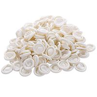 Xinqueen Disposable Latex Rubber Anti-Static Protective Fingertip Sleeves Cover Finger Cots 200 Pcs