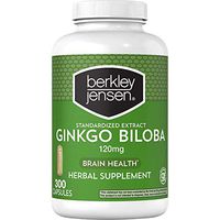 Berkley Jensen 120mg Standardized Extract Gingko Biloba, 300 ct.