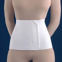 BSN Medical Abdominal Binder 3 Panal 9" White, Fits 46/62# 34-6305, Medium