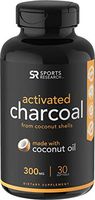 Coconut Activated Charcoal Infused with Organic Coconut Oil ~ Non-GMO & Gluten Free (30 Mess-Free softgels)