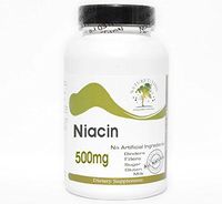Niacin 500mg ~ 100 Capsules - No Additives ~ Naturetition Supplements