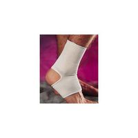 Ankle Support - Small Beige knitted elastic. Open at the toe and heel.