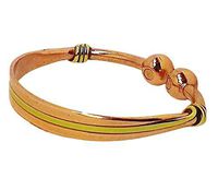 Solid Copper Womens Magnetic Cuff Bracelet Zoe Medium with Gift Box