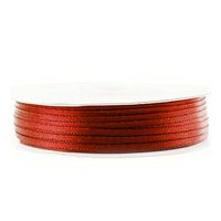 Ben Collection 1/16" X 100 Yard Double Faced Satin Ribbon (Red)