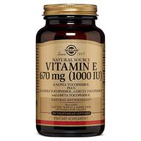 Vitamin E 670 MG (1000 IU) Mixed Softgels (d-Alpha Tocopherol & Mixed Tocopherols) - 100 Count