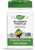 Natures Way Blessed Thistle, 390 milligrams Per Cap, 100 Vegetarian Capsules. Pack of 3 bottles