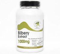 Bilberry Extract 1000mg ~ 100 Capsules - No Additives ~ Naturetition Supplements