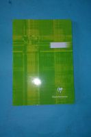 Exaclair Clairefontaine 63686C Douceur de l'ecriture Velvety White Ruled Margin Notebook 5 3/4" x 8 1/4" (14.8 x 21 cm) Staplebound (Lime)