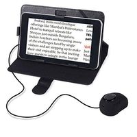 LLC-POWER 7-Inch Video Magnifier LCD Portable Electronic Visual Aid 3x-60x Zoom, Handheld Electronic Reading Aid for Low Vision Impaired, 12 Color Modes, AV/TV Output, Image Freeze