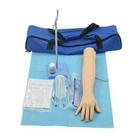 LXX Arm IV Practice Model - Phlebotomy and Venipuncture Training Arm Kit - for Nurse Apprentice Doctor Intravenous Injection, Infusion,Blood Drawing Procedures Exercise Improvement,Flesh