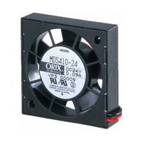 ORIX 24 VDC Axial Cooling Fan - 1.65 in. (W) X 1.65 in. (H) [42 mm (W) X 42 mm (H)]
