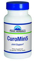 Peak Herbals | CuroMin5 | Joint Support & Pain Relief Formula | Fast & Effective Pain Relief | Anti-Inflammatory | Helps Reduce Muscle Pain | All Natural Dietary Supplement | 90 Day Supply
