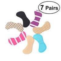 Heel Cushion 7 Pairs Self Adhesive Soft Sponge Foot Care Protector Heel Shoes Foam Pads
