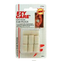 3 Pack Ezy Care Soft Foam Ear Plugs - 5 Pair