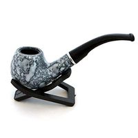 YTPB Marbleized Tobacco Durable Pipe,Fashion Decorated Tobacco Pipe Classic Tobacco Smoking Wood Pattern Pipe Portable and Durable Detachable Mini Tool