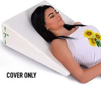 Bed Wedge Pillow Cover- Fits Abco Tech 7 Inch Bed Wedge Pillow - Replacement Cover Only - Washable