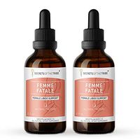 Femme Fatale Alcohol, Glycerite Korean Red Ginseng, Tongkat Ali, Tribulus, Maca, Red Clover, Shatavari. Tincture, Herbal Extract Female Libido Support 2x4 OZ