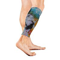 Calf Guard Sleeves Bird Parrot Art Abstract Sports Calves Guards Sleeves for Running, Basketball, Baseball, Football