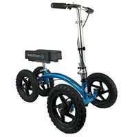 KneeRover QUAD All Terrain Knee Walker in Metallic Blue