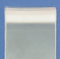 MyCraftSupplies 6.5 x 9.5 Inch Resealable Clear Cello Bags - Tape on Lip (Flap) Set of 100