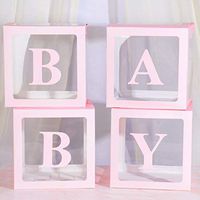 Ruipunuosi Balloon Box Balloon Transparent Box Baby Box Love Box Gift Box Birthday Box Wedding Birthday Valentine Decoration Gift Box