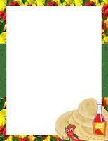 Cinco de Mayo Food Stationery Printer Paper 26 Sheets