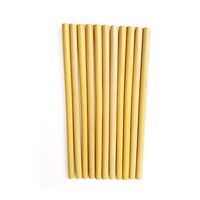 Liobaba 10PCS Bamboo Straw Eco Friendly Bamboo Drinking Straws Reusable Straws Party Kitchen Daily Supplies Accessories