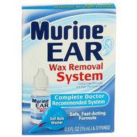 Murine Ear Wax Removal System Drops - 0.5 oz, Pack of 6