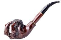 Dr. Watson - Wooden Tobacco Smoking Pipe, Hand Carved, Fits 9mm Filter, Comes with Pouch, Boxed, Collectable Series (Claw)