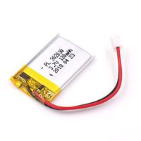 AKZYTUE 3.7V 120mAh 302030 Lipo Battery Rechargeable Lithium Polymer ion Battery Pack with JST Connector
