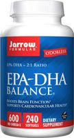 Jarrow Formulas EPA-DHA Balance 600 milligrams Omega-3, 240 softgels. Pack of 4 bottles.