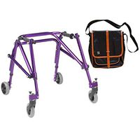 Drive Nimbo 2G Lightweight Posterior Walker, Small, Wizard Purple & Free Black Medical Utility Bag with Trim! - #KA2200-2GWP