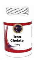 Iron Chelate 50mg 100 Capsules # BioPower Nutrition