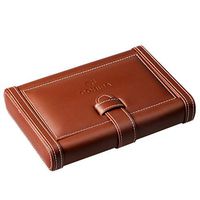 Humidors Cigar Box Cedar Wood Cigar Portable Cigar Box Cigar Accessories (Color : Brown, Size : 15.221.54.2cm)