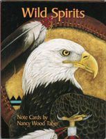 Nancy Wood Taber "Wild Spirits" Mini Notecards Assortment #34612 - Blank inside