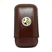 State of Texas 3-Finger Cigar Case – Leather Cigar Case – Cigar Cutters by Jim
